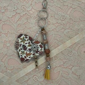 Citrine Crystal Travel Hugs Keychains Car Charms Purse Charms